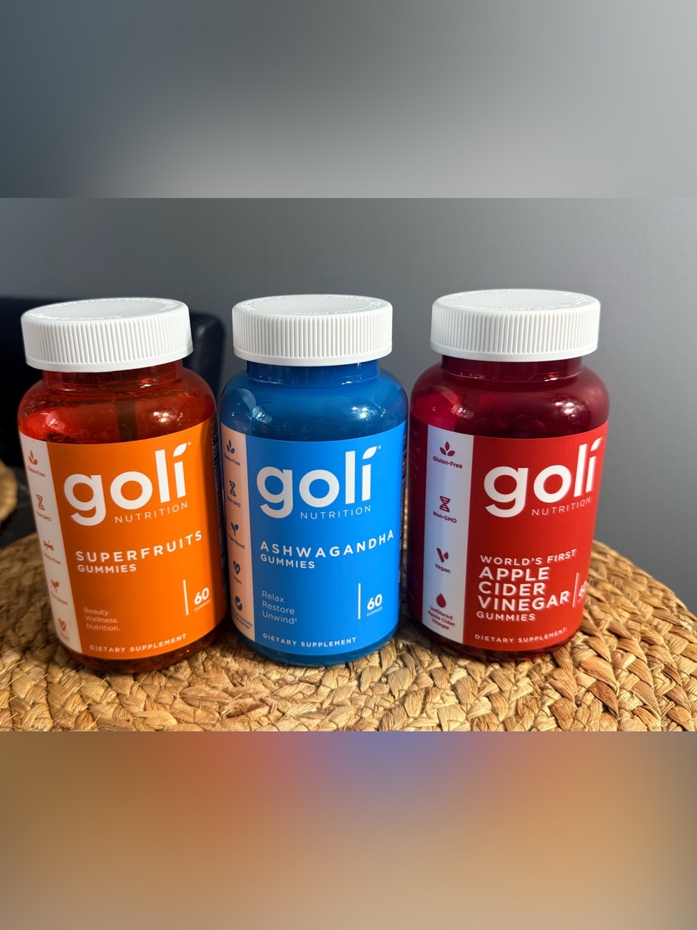 Goli Nutrition Ashwagandha Gummies - Blue Bottle